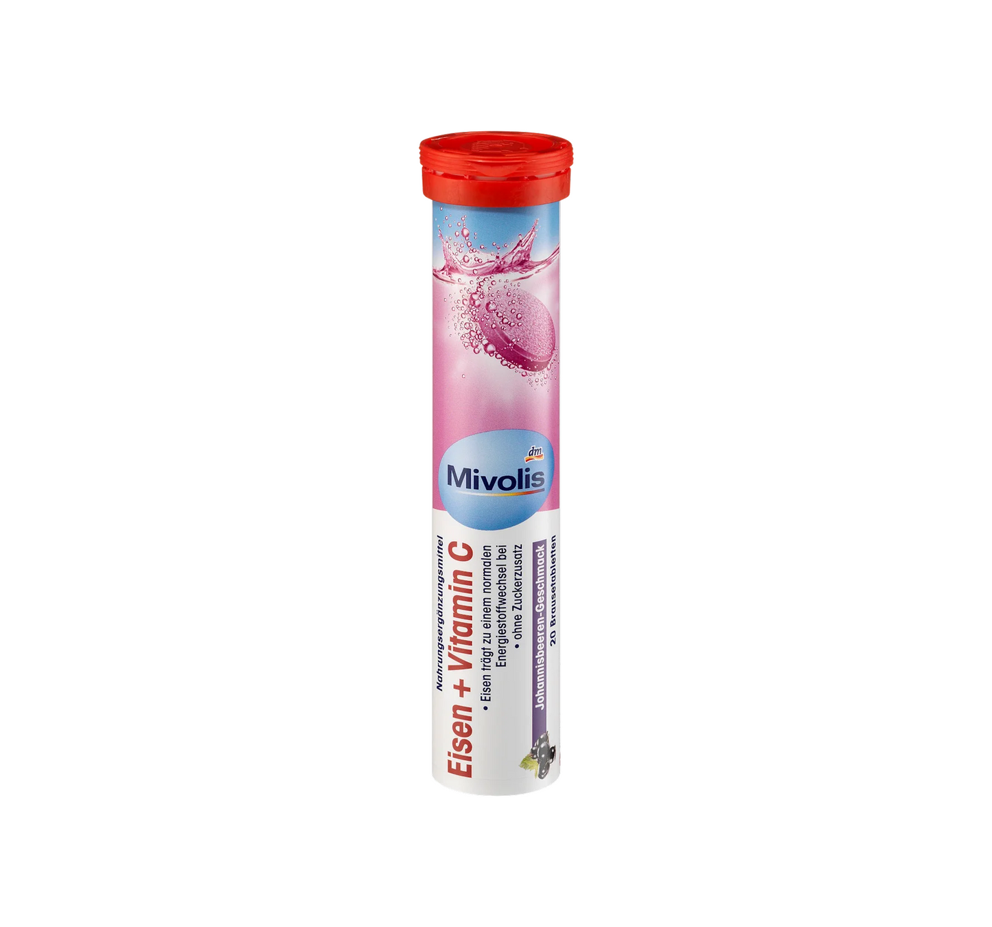 Iron + Vitamin C effervescent tablets 20 pcs., 82 g