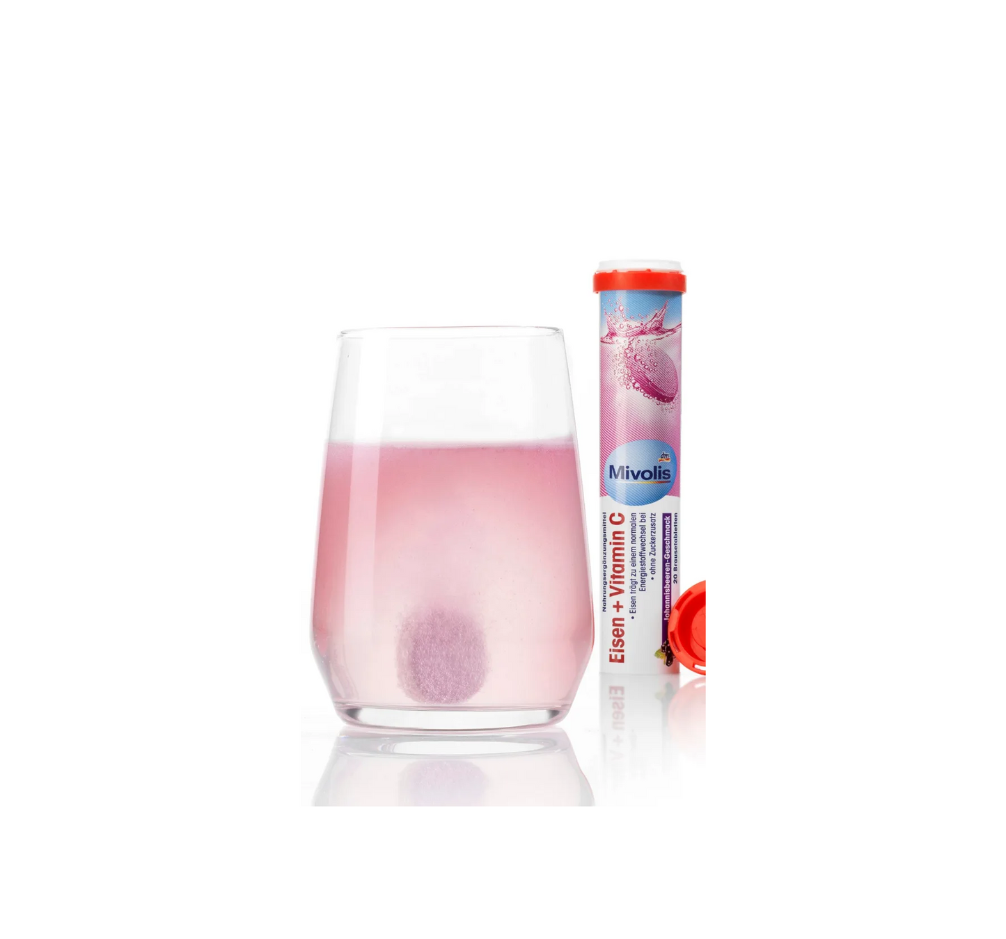 Iron + Vitamin C effervescent tablets 20 pcs., 82 g