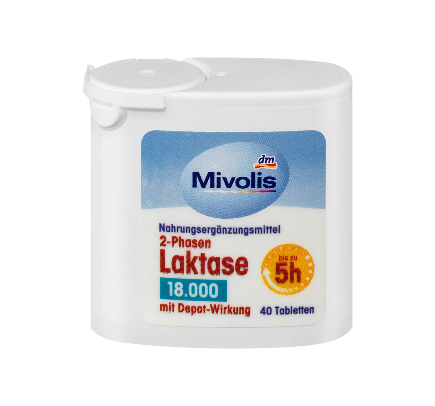 Lactase 18000 2-fase tabletten 40 stuks, 20 g