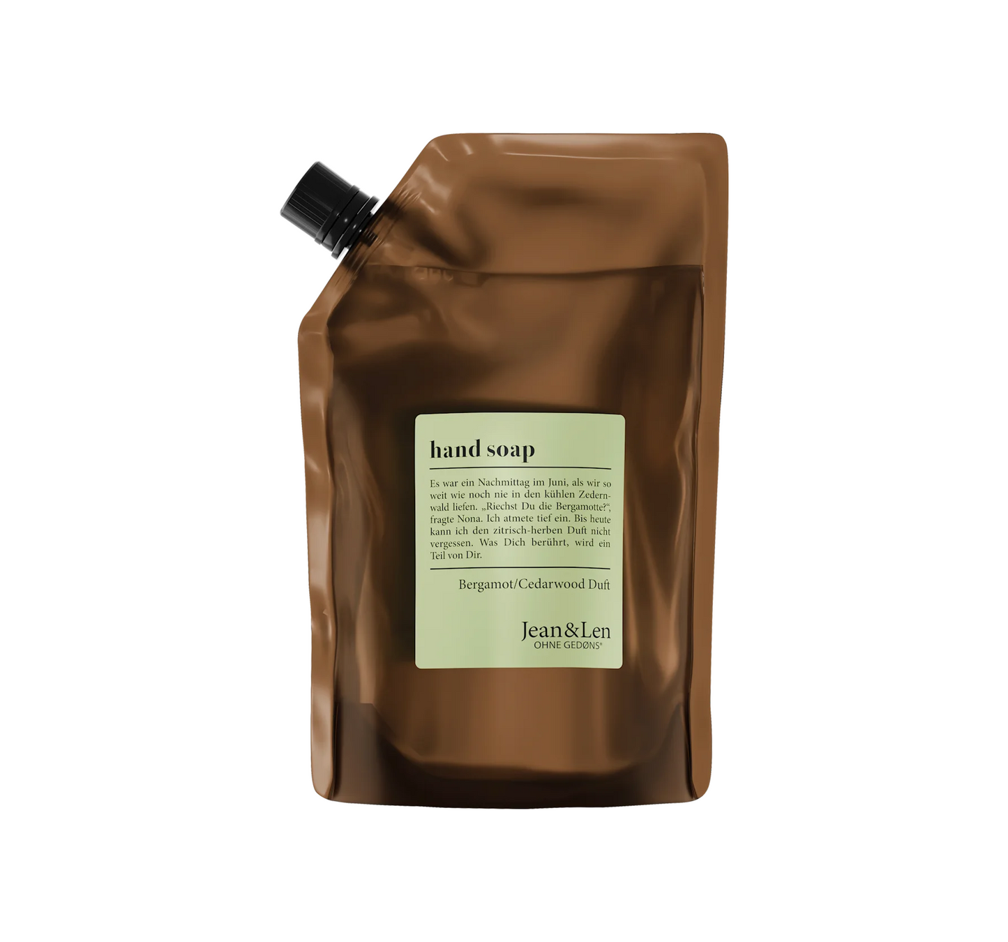 Liquid soap bergamot & cedarwood, refill pack, 500 ml