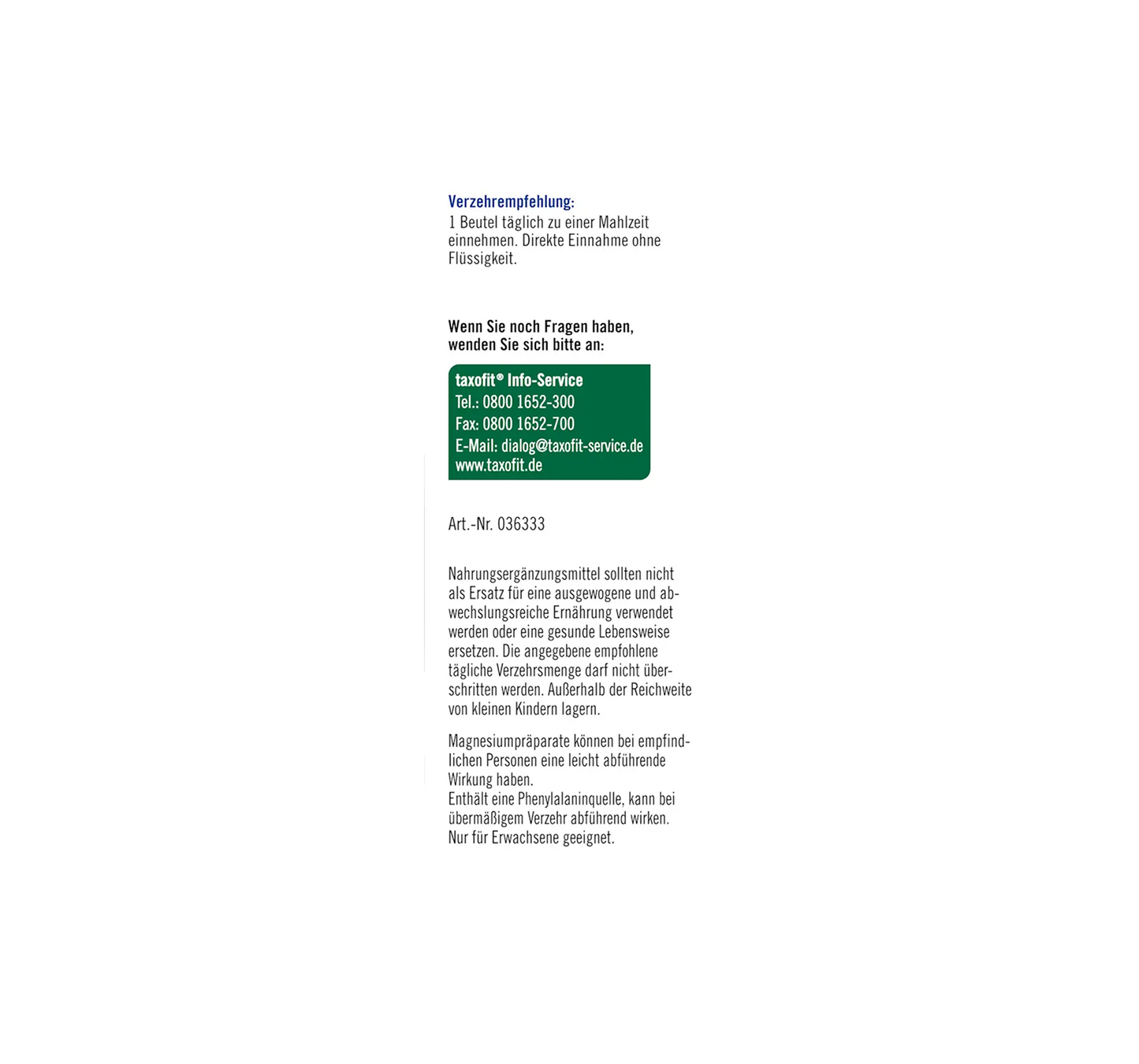 Magnis 400 + B1 + B6 + B12 + Folio rūgštis 800 Tiesioginės granulės 20 vnt., 40 g