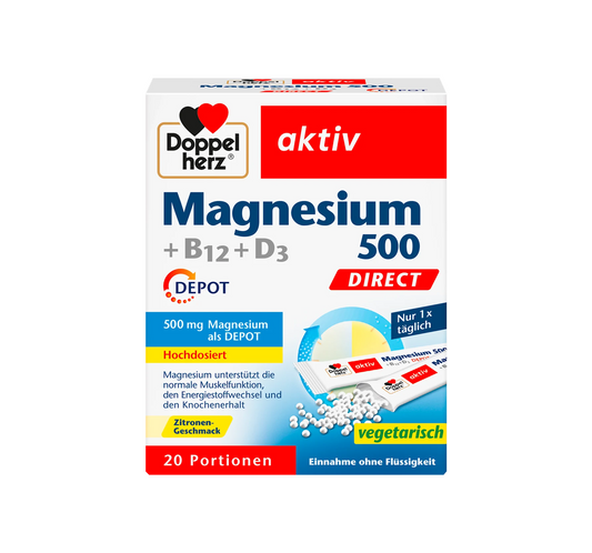 镁500+B12+D3直接颗粒20粒,32克