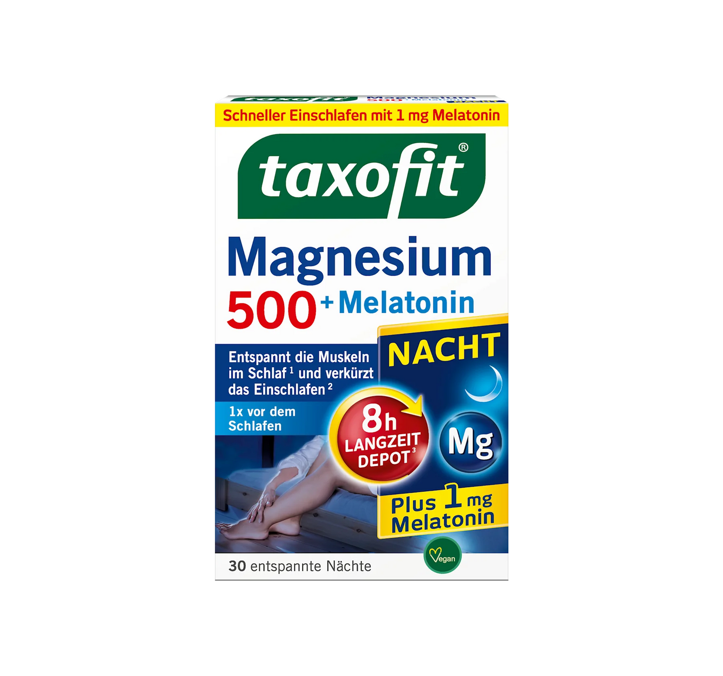 Magnesium Night 500 + Melatonin Tablets 30 pcs, 47.9 g