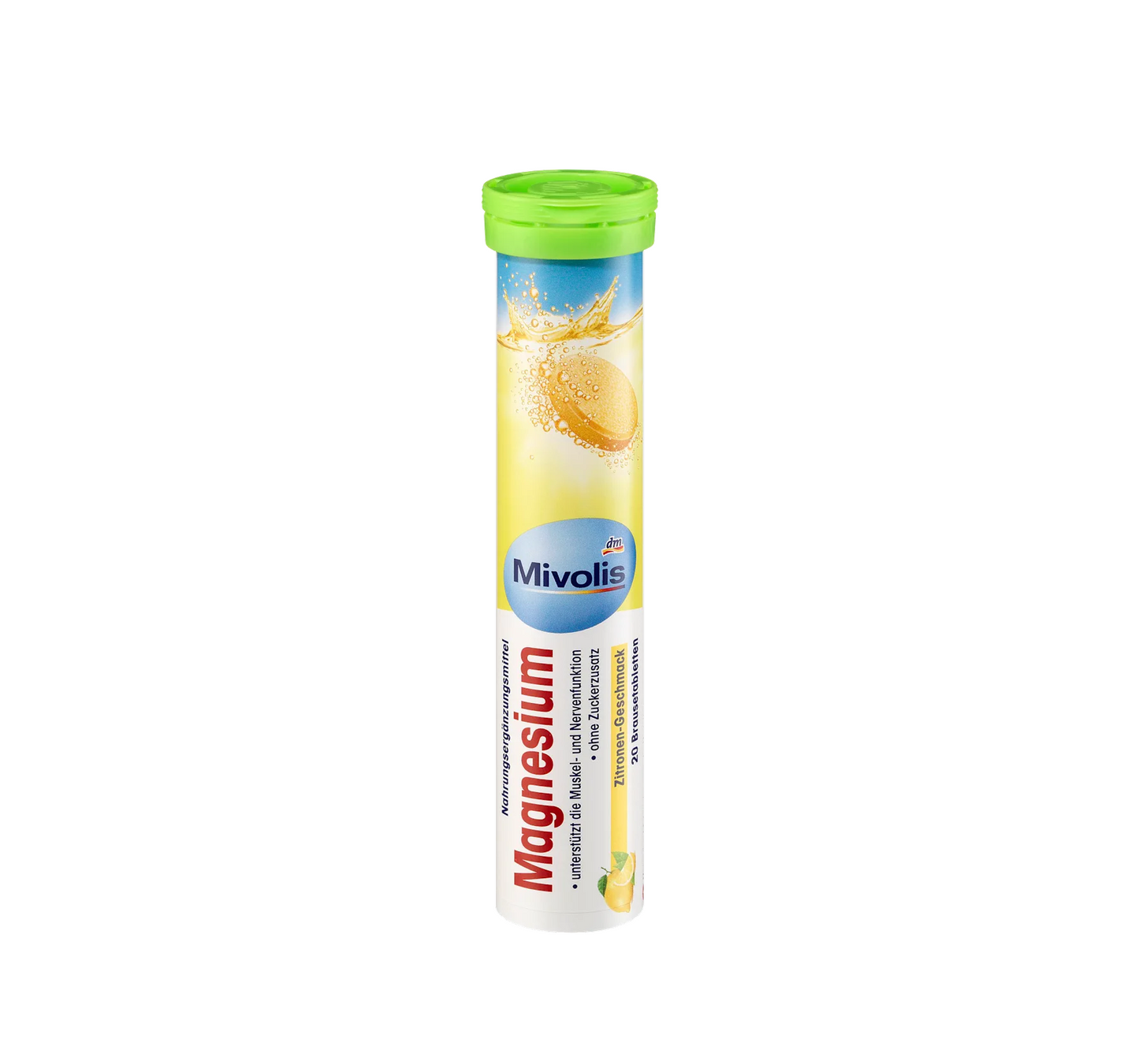 Tabletas efervescentes de magnesio 20 uds., 82 g