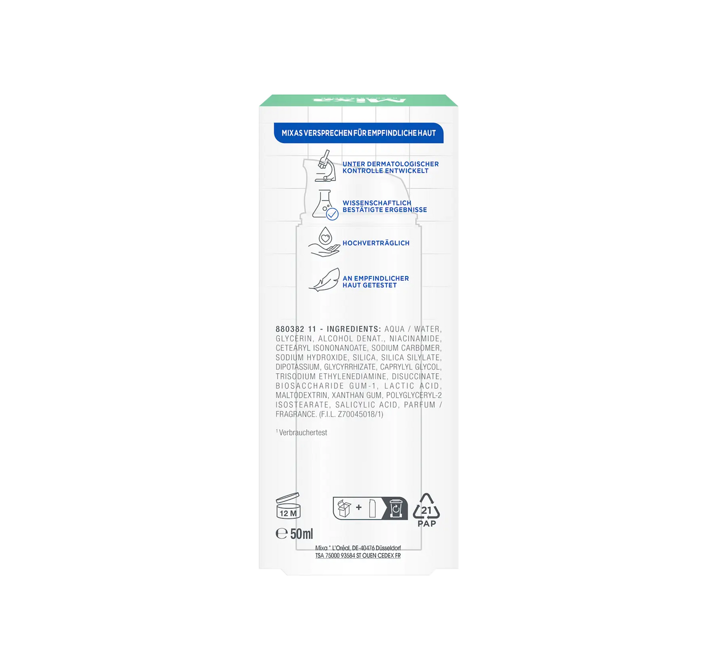 Mattgjørende gelkrem mot urenheter, 50 ml