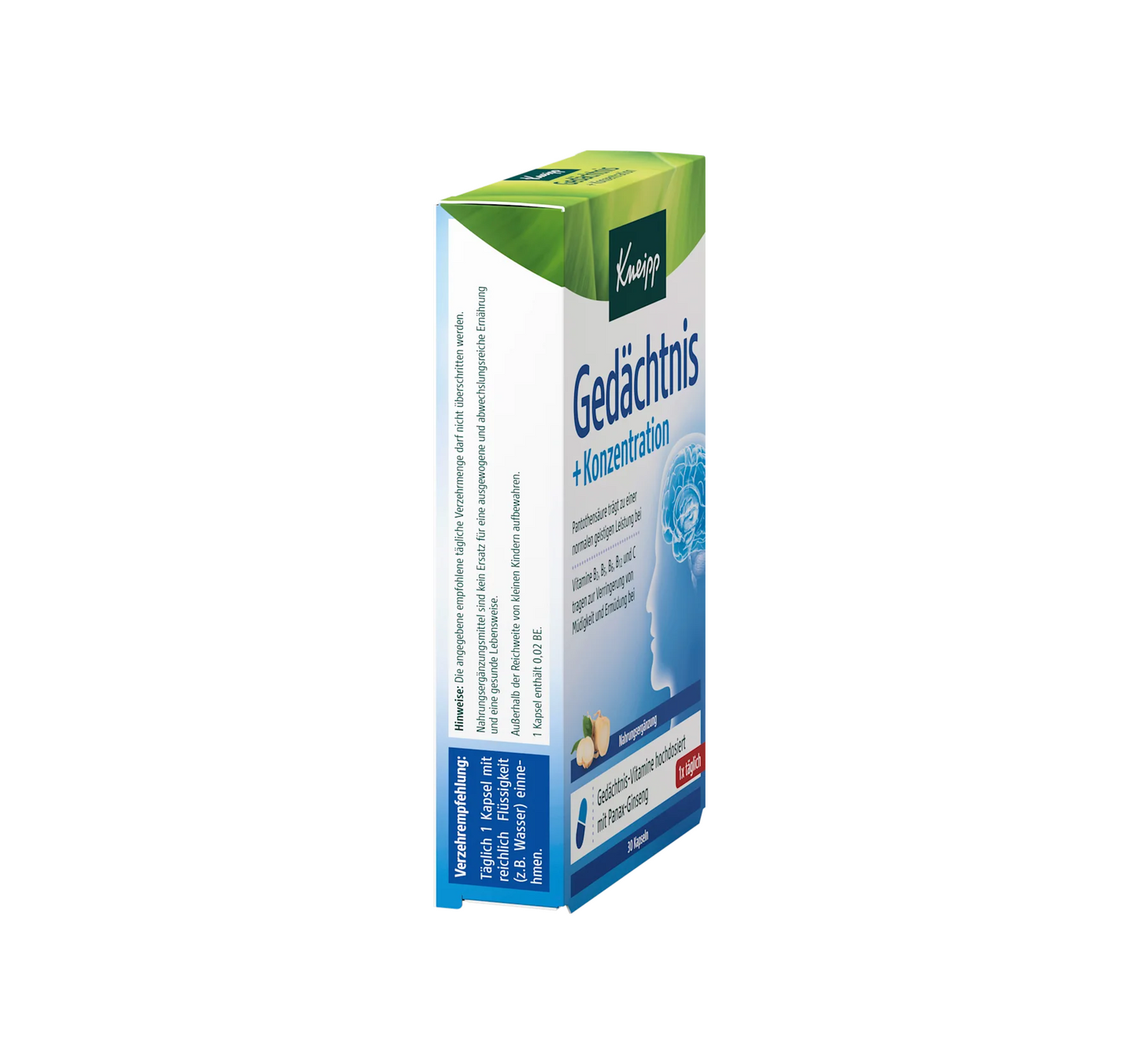 Memory + Concentration Capsules 30 pcs, 15 g