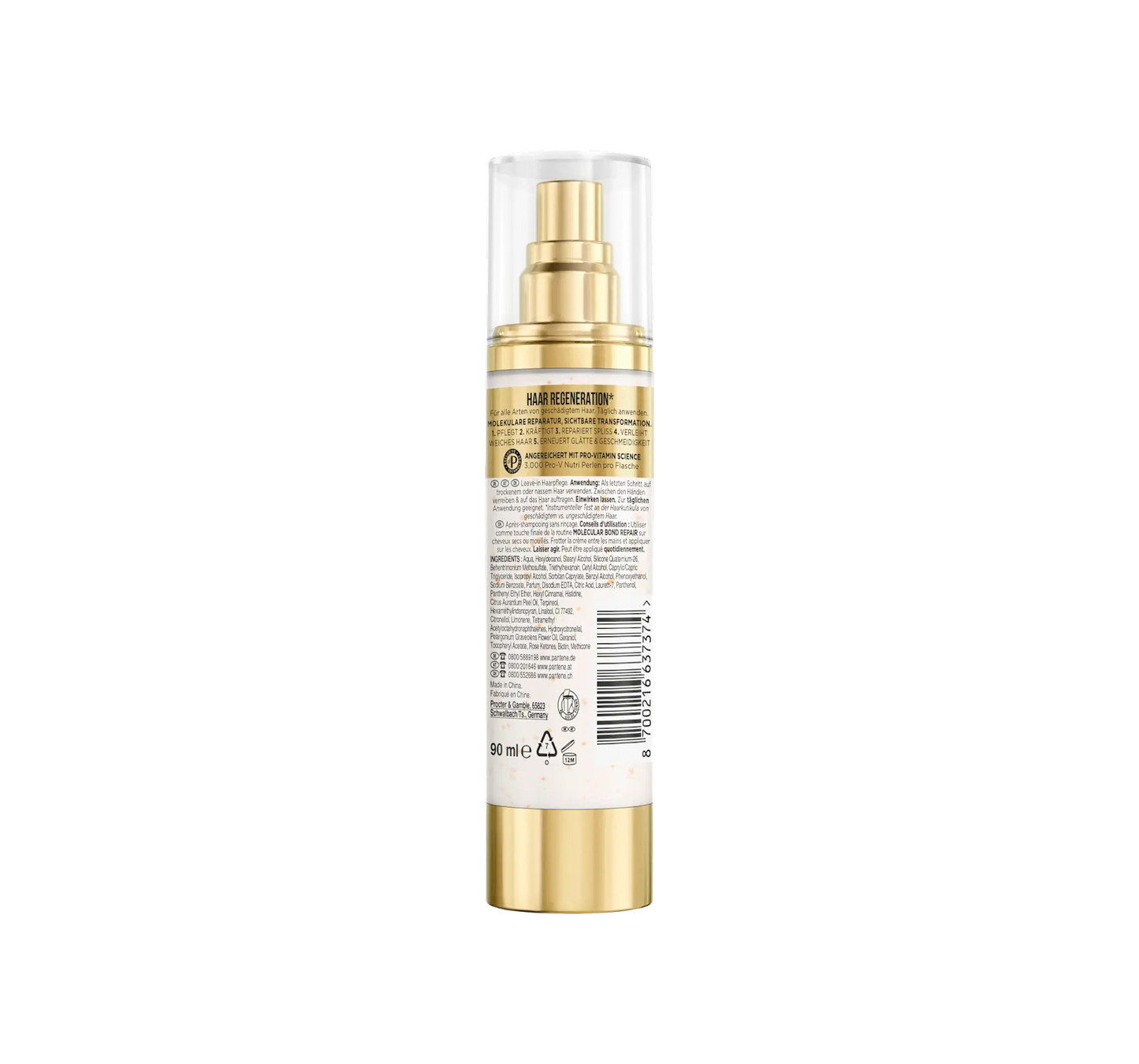 Miracles Molecular Bond Repair Miracle Hair Cream, Leave-In, 90 ml