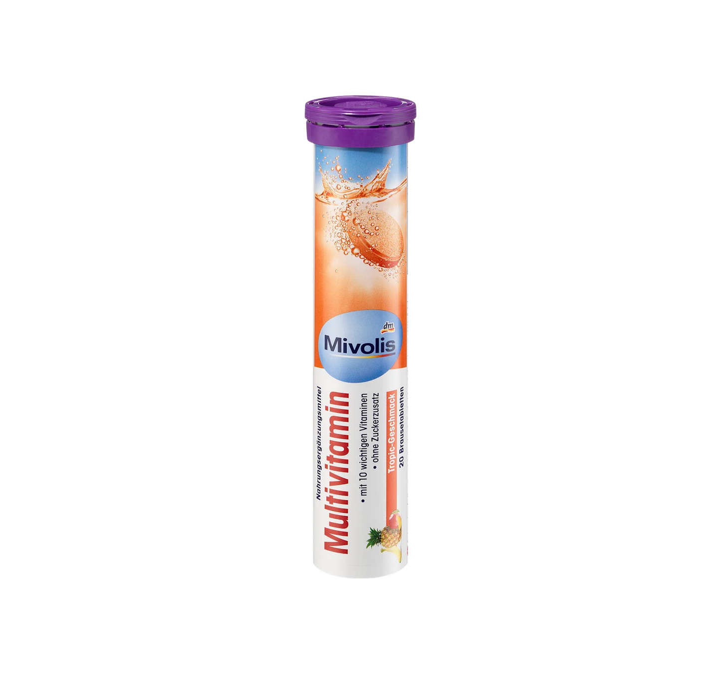 Multivitamin effervescent tablets, 20 pcs, 82 g