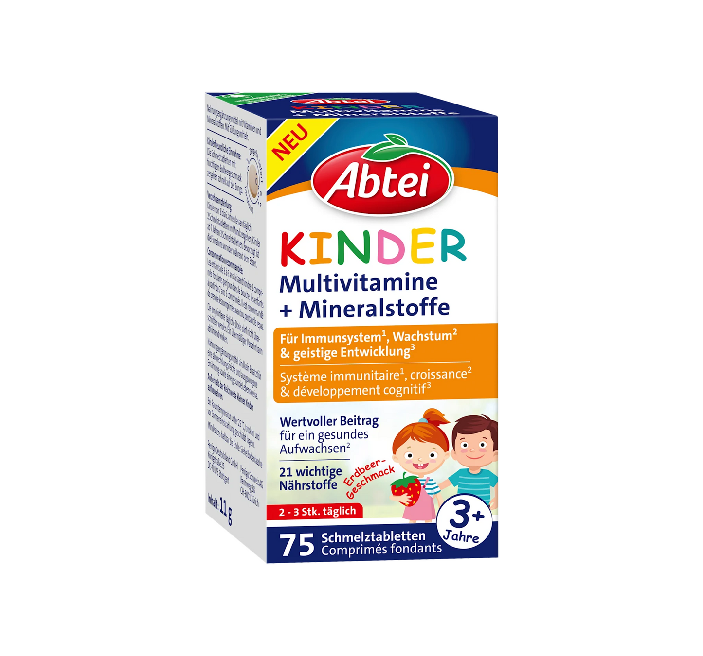 Multivitaminer för barn smältbara tabletter 75 st, 11 g