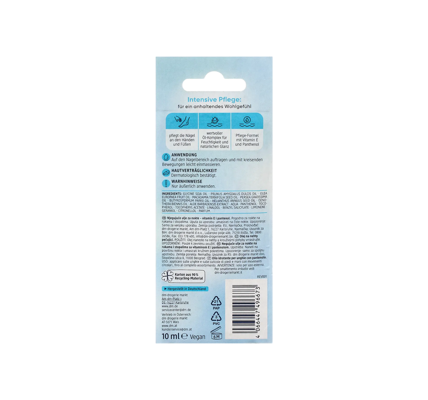 Nail care oil, 10 ml