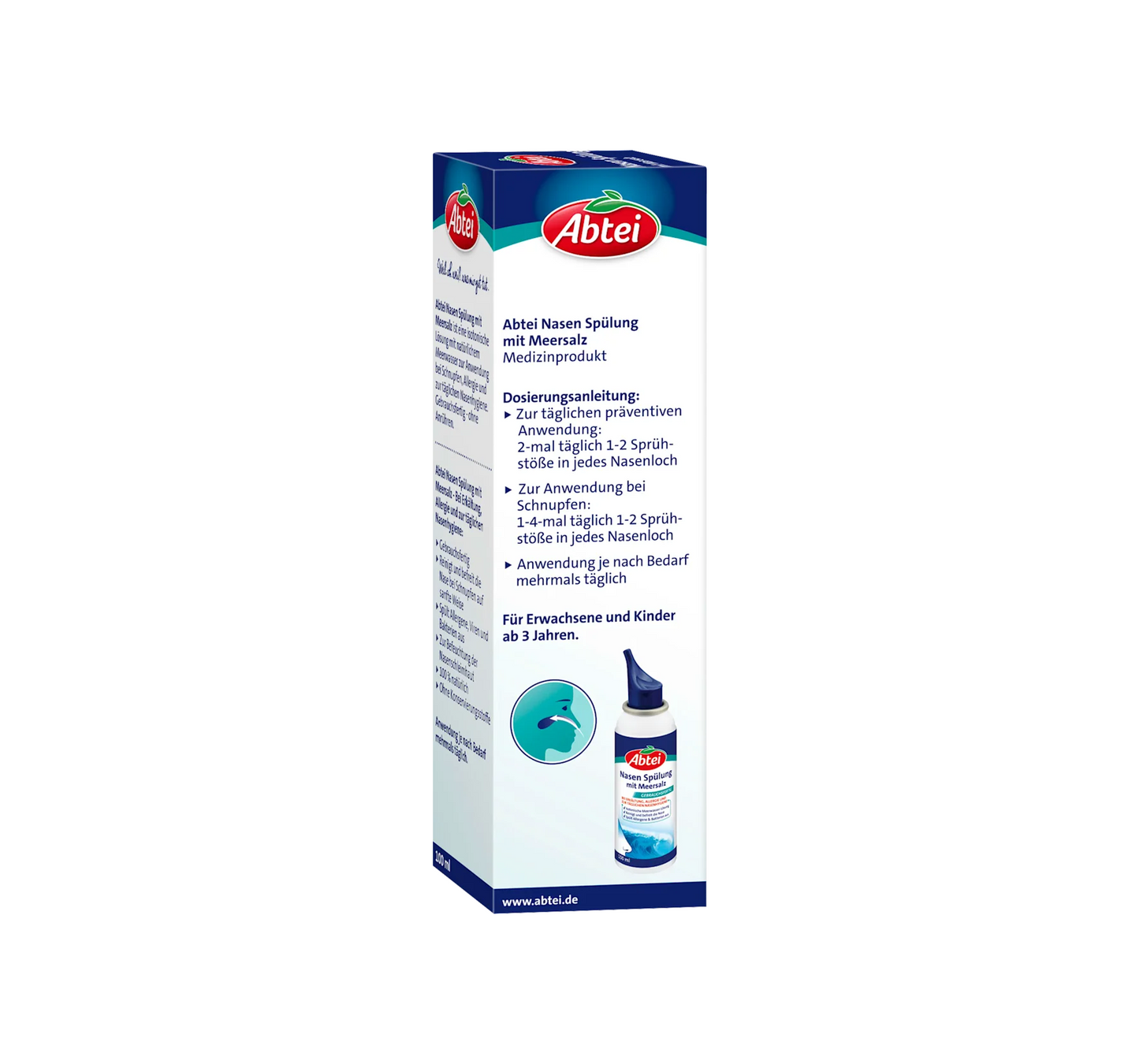 Nasal rinse with sea salt, 100 ml