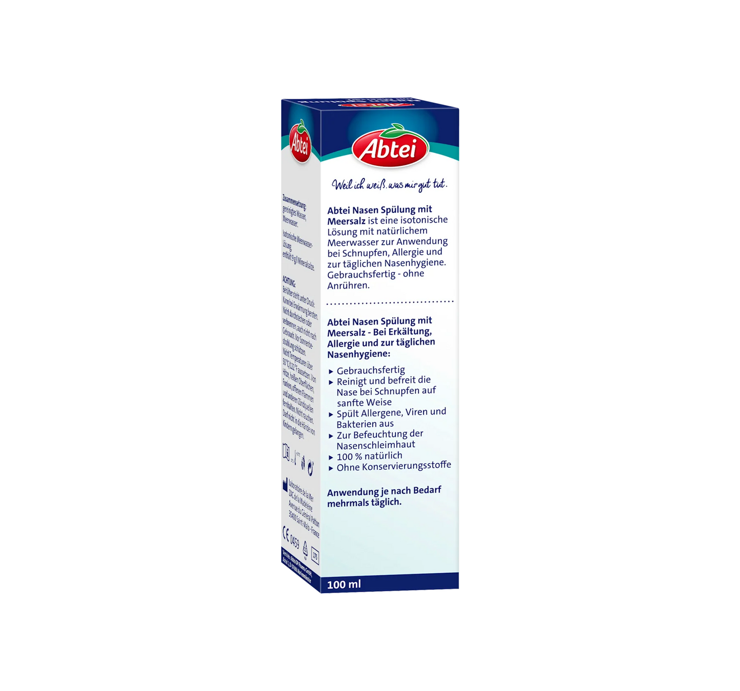 Nasal rinse with sea salt, 100 ml