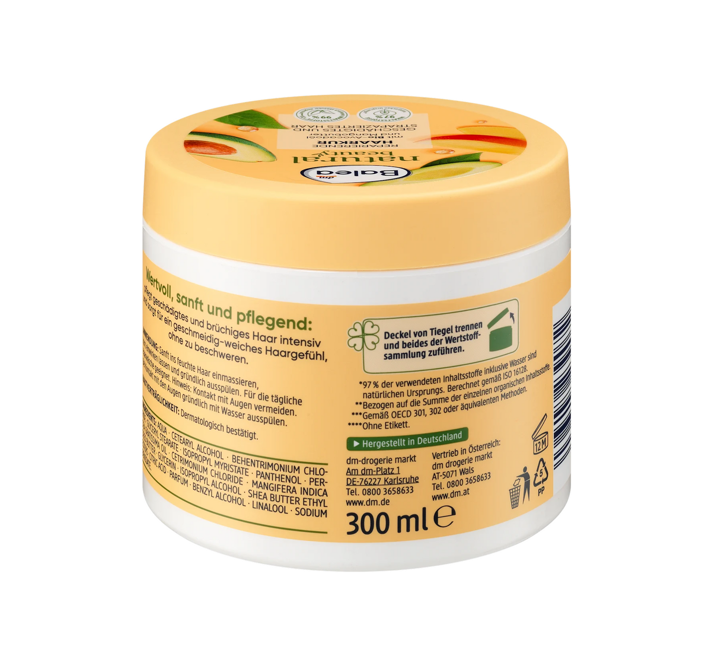 Natural Beauty Repairing Hair Mask, 300 ml