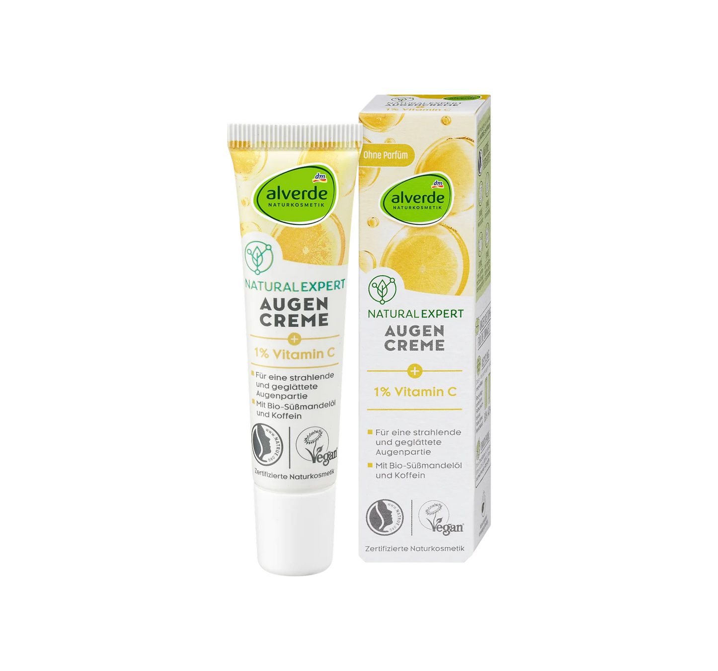 Crème contour des yeux à la vitamine C Natural Expert, 15 ml