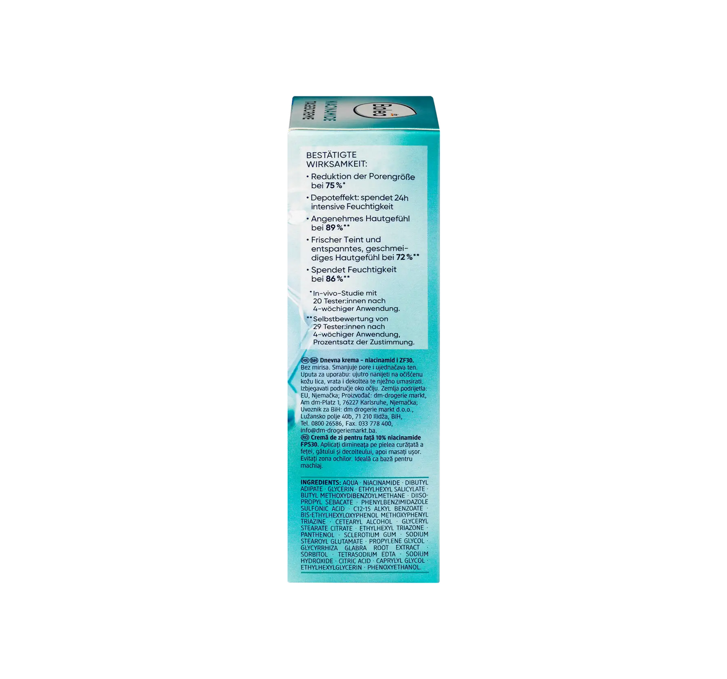 Niacinamide Facial Cream SPF 30, 50 ml