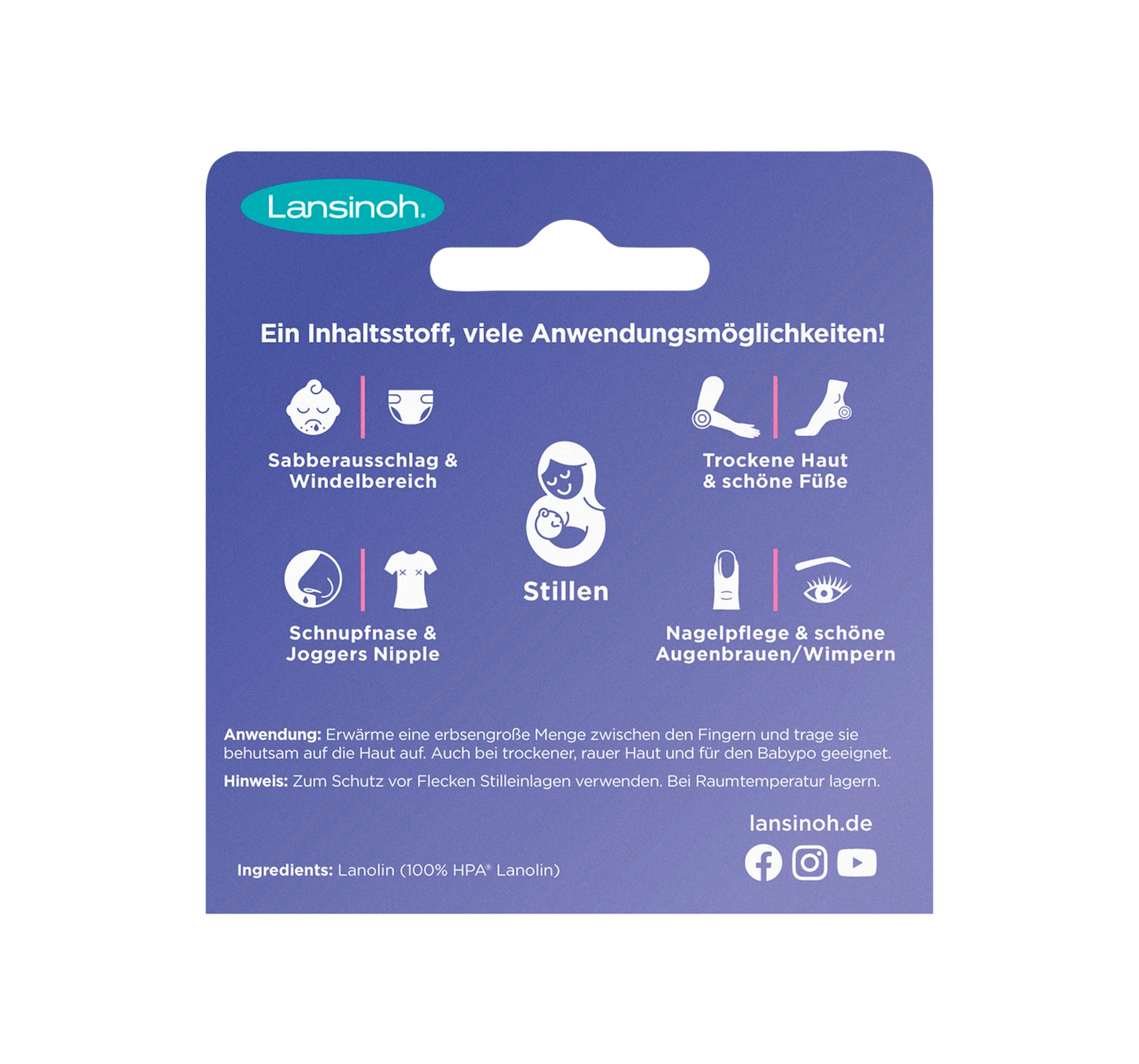 Nipple ointment lanolin, 10 ml