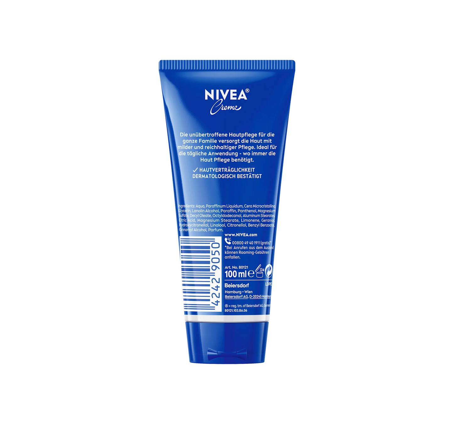 Nivea Cream made in Germany Tube, 100 ml