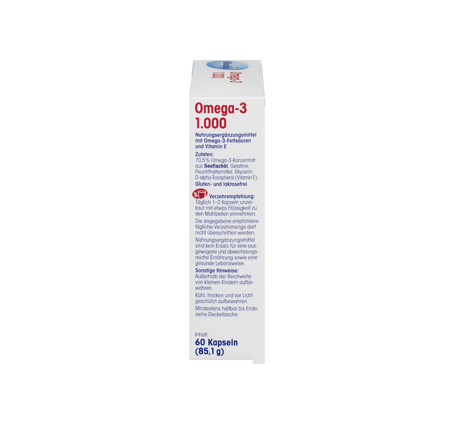 Ômega-3 1000, cápsulas 60 unid., 85,1 g