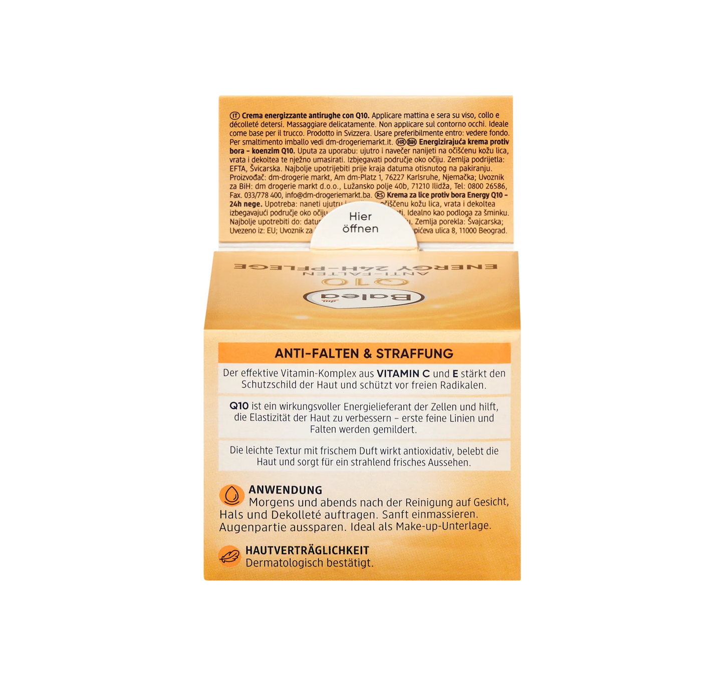 Q10 Anti-Wrinkle Energy 24H Care Face Cream, 50 ml