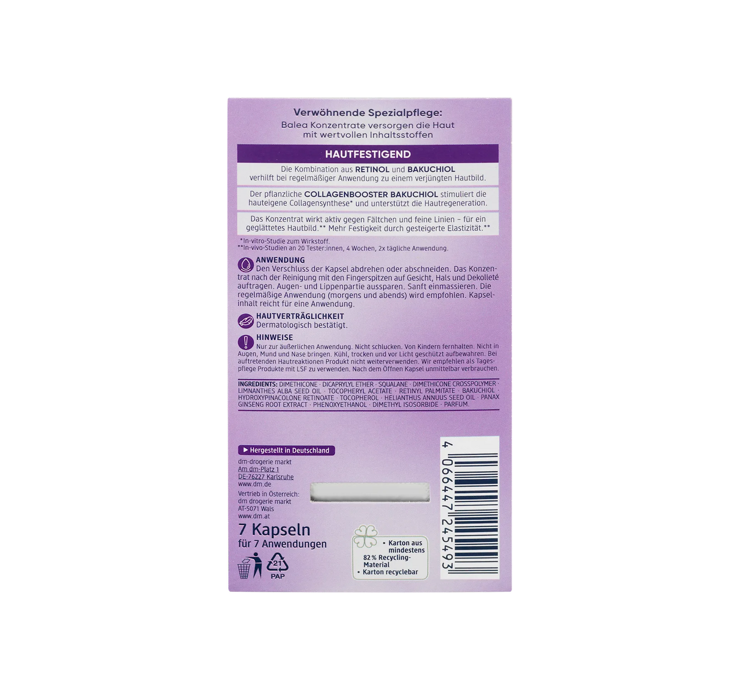 Retinol Concentrate, 7 pcs