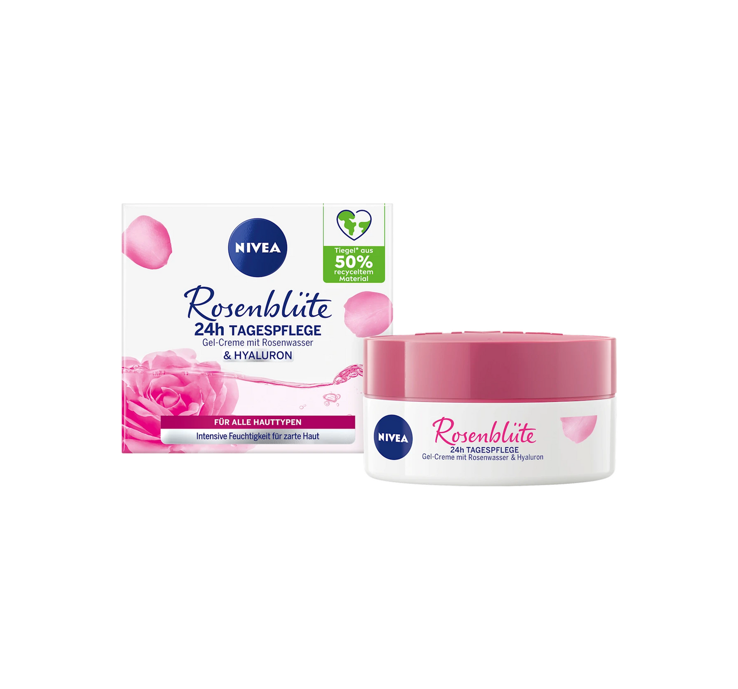 Crème visage à la fleur de rose, 50 ml