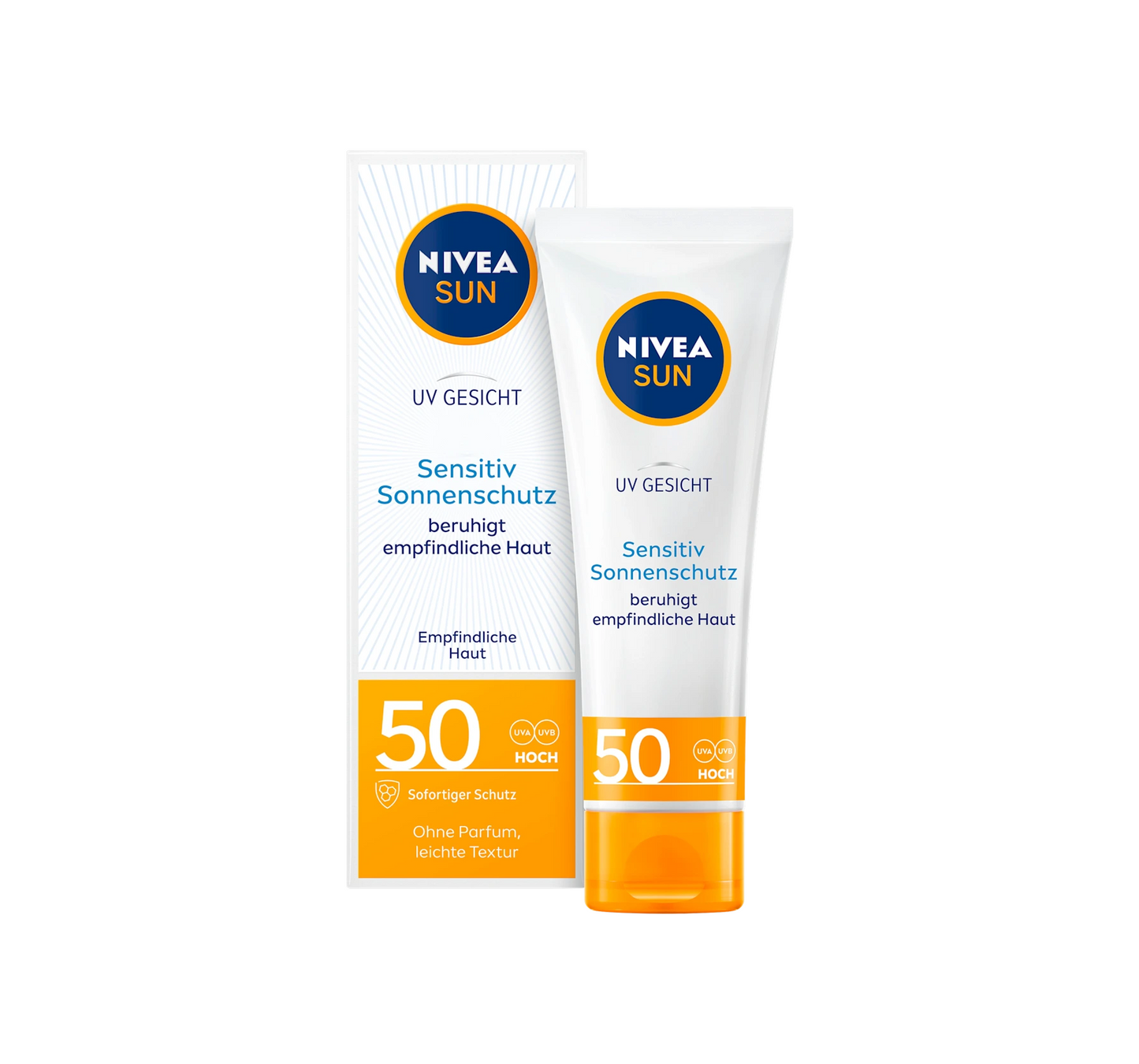 Sensitive face sunscreen SPF 50, 50 ml