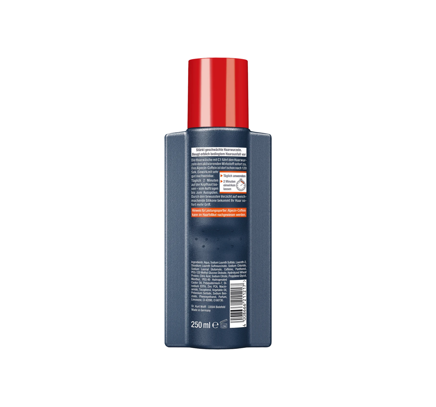 Shampoo Caffeine C1, 250 ml