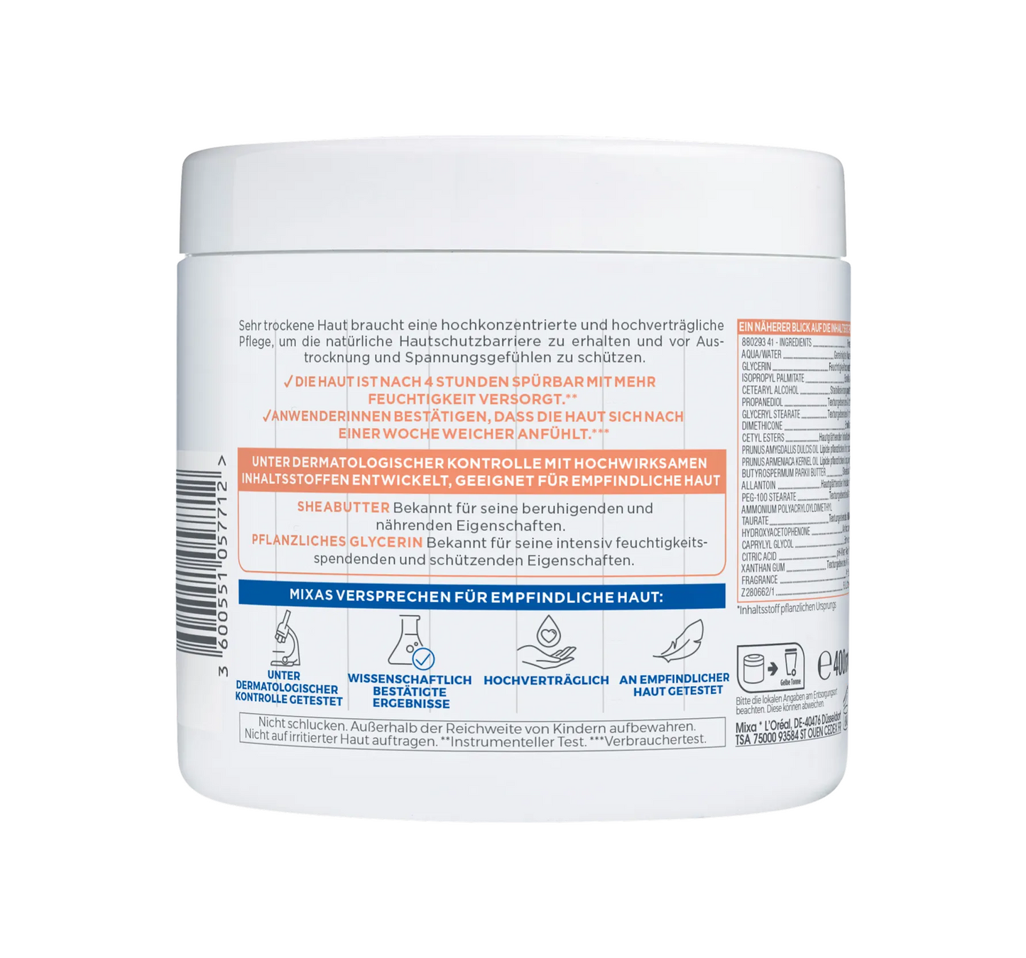 Shea Ultra Soft Care Cream, 400 ml