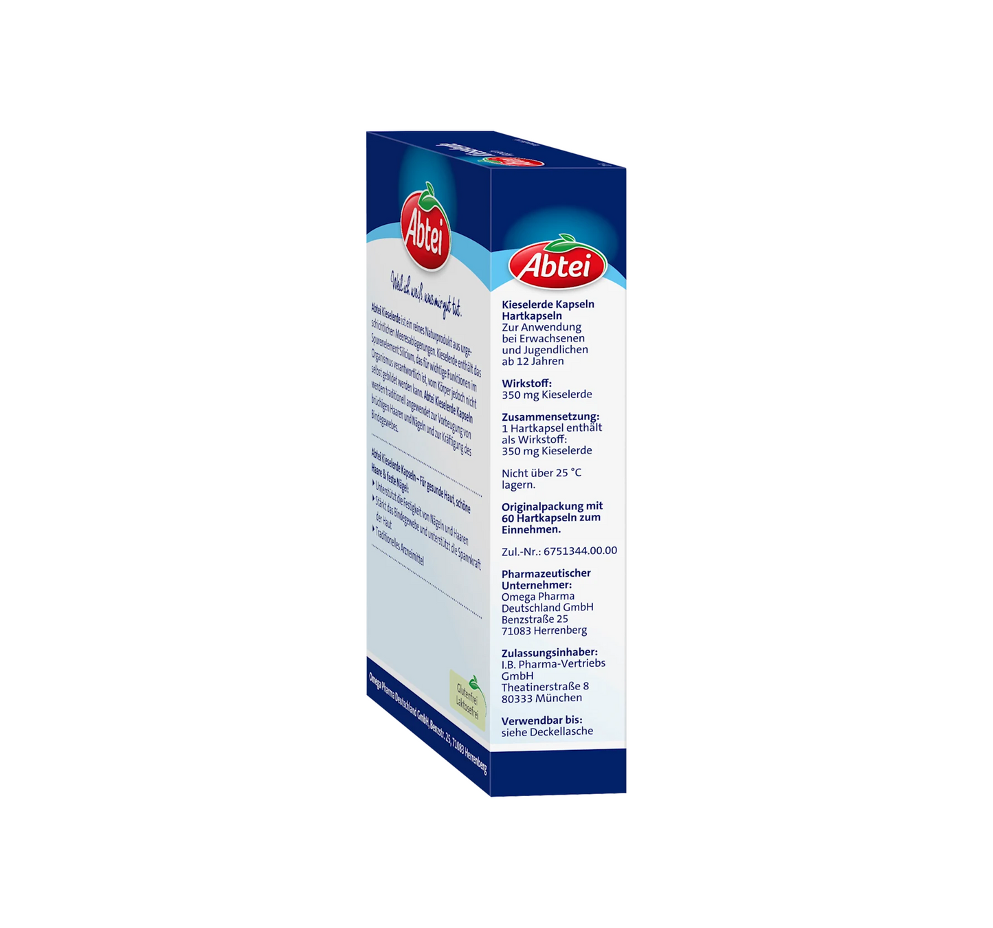 Capsules intensives de silice, 60 pièces