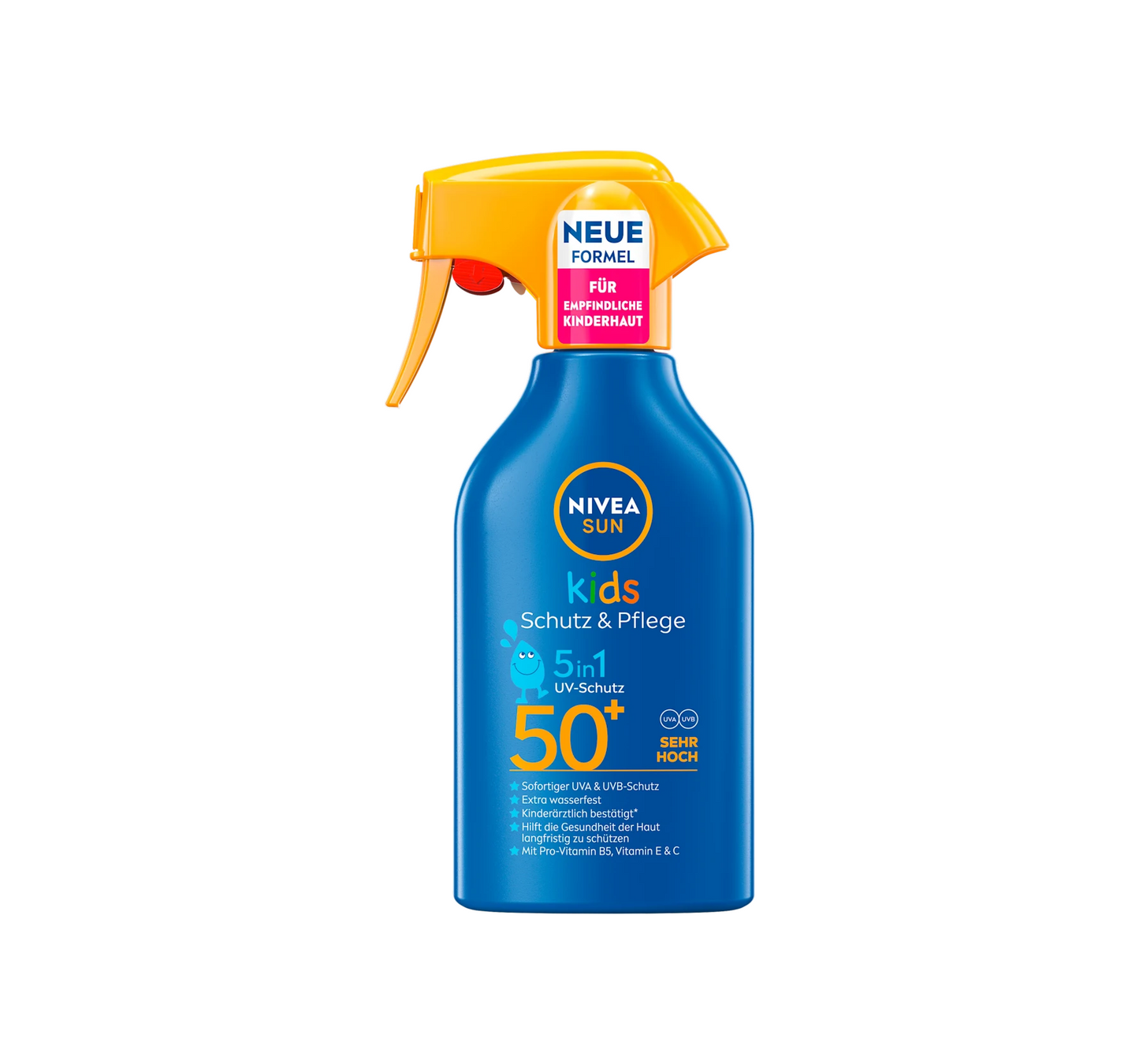 Spray solar para niños, protección y cuidado, FPS 50+, 250 ml