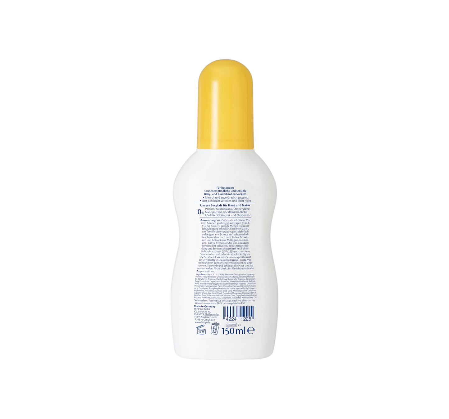 Spray solaire enfants ultra-sensibles, SPF 50+, 150 ml