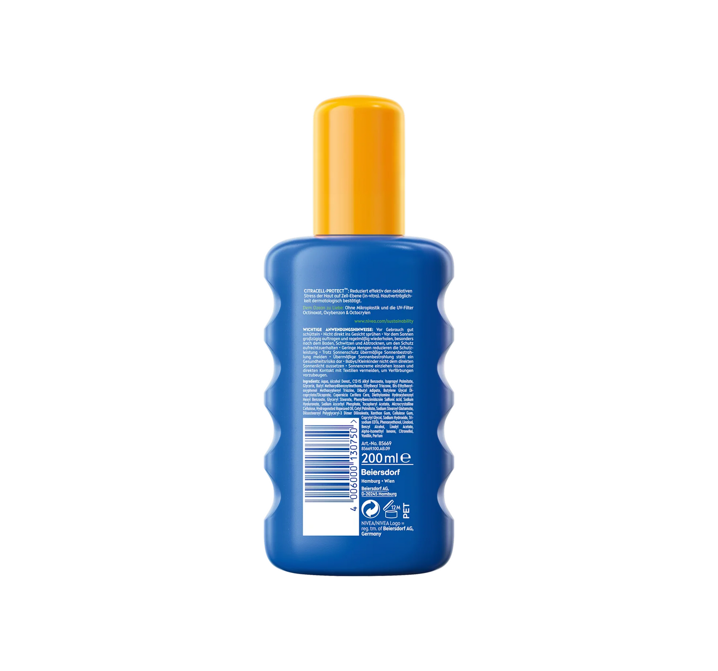 Spray de Proteção e Cuidado Solar FPS 50+, 200 ml
