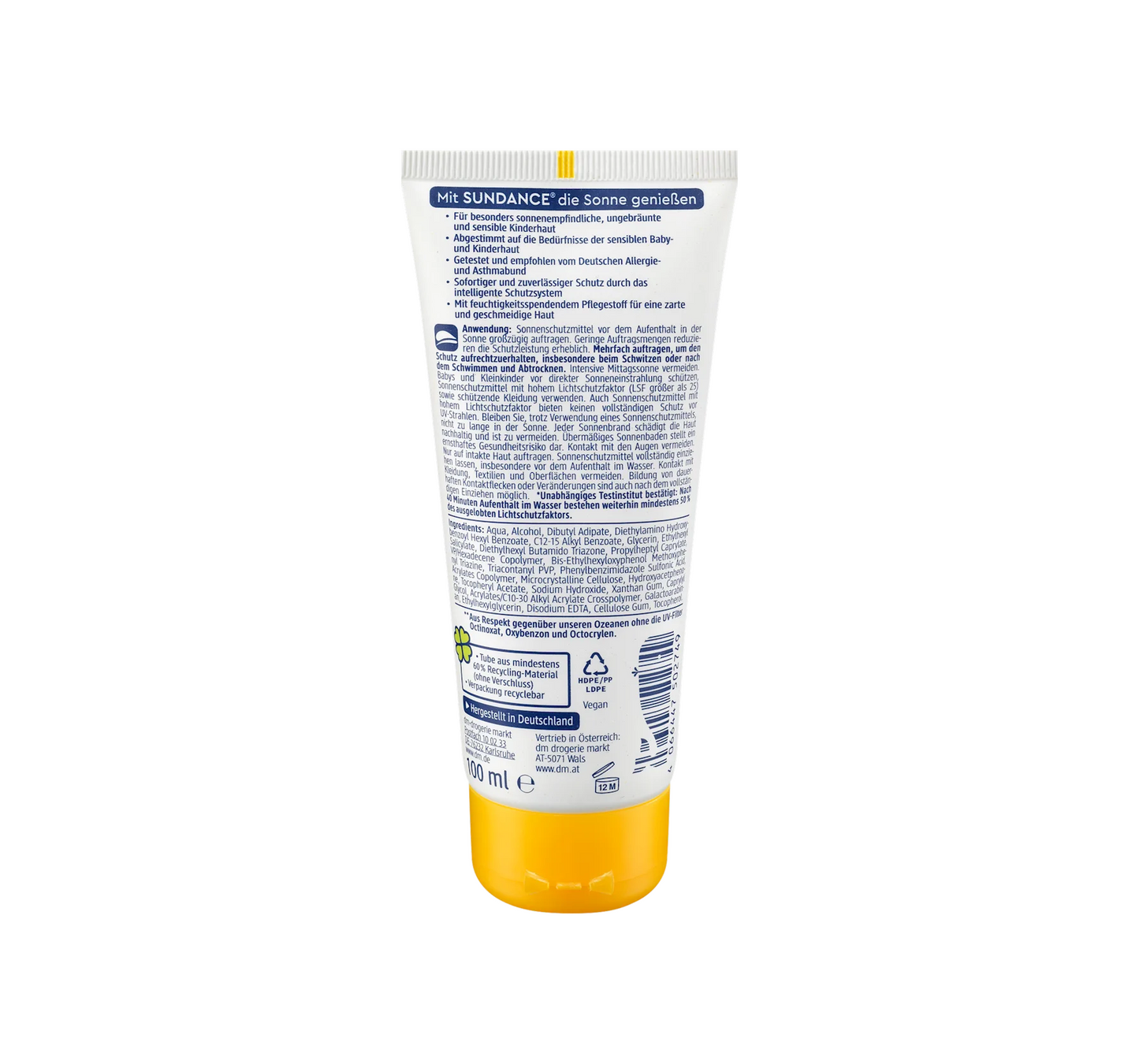 Solskyddsmedel för barn, MED ultrakänslig, SPF 50+, 100 ml