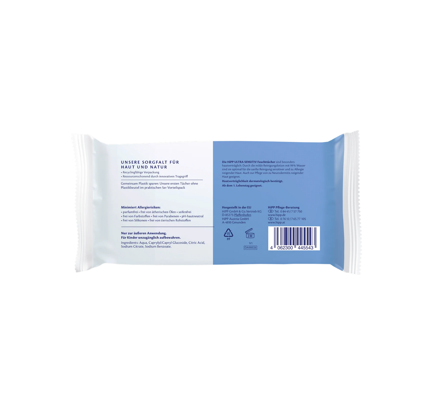 Ultra sensitive wet wipes 5x48 pcs, 240 pcs