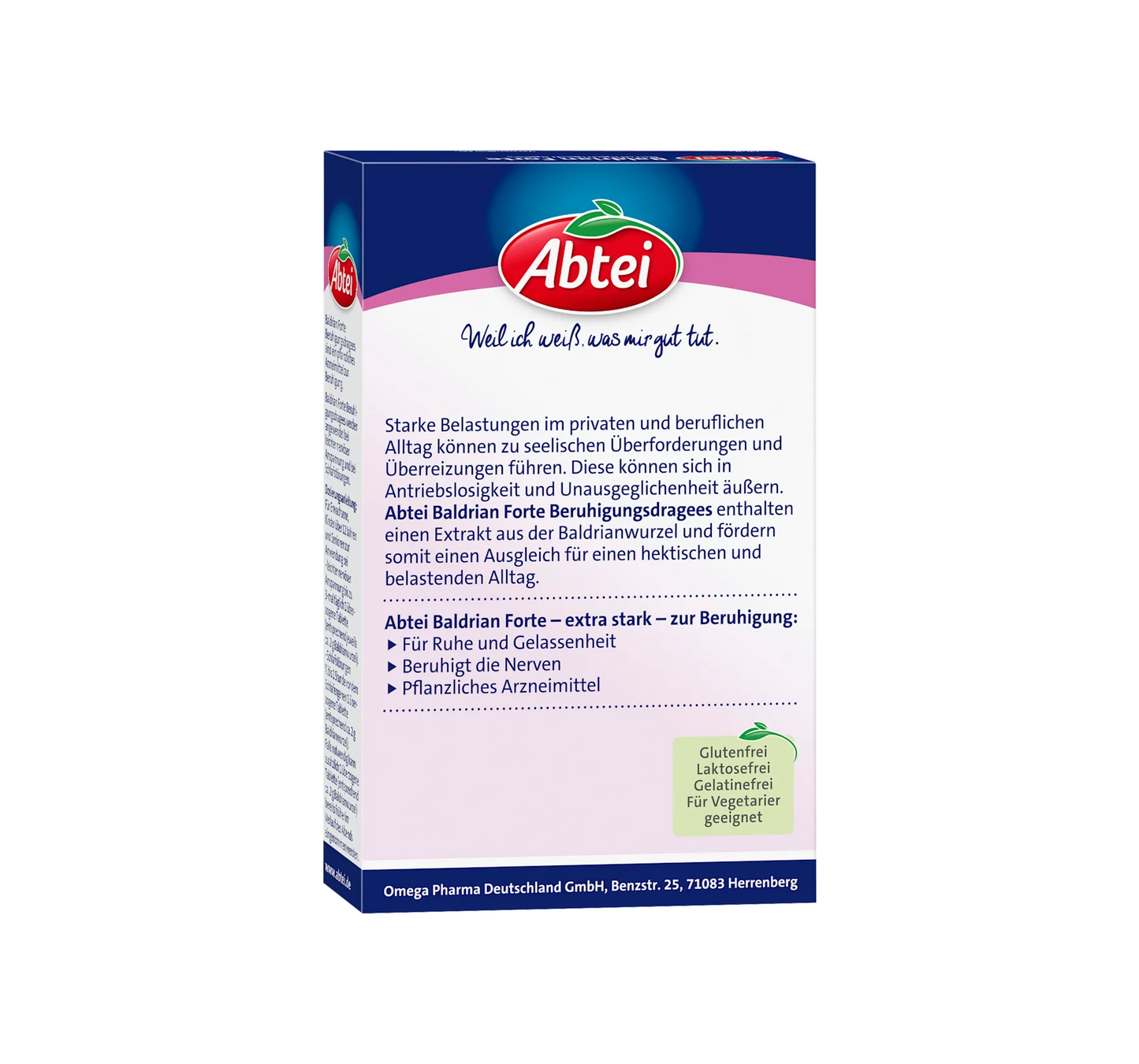 Comprimidos calmantes Valerian Forte, 30 unidades