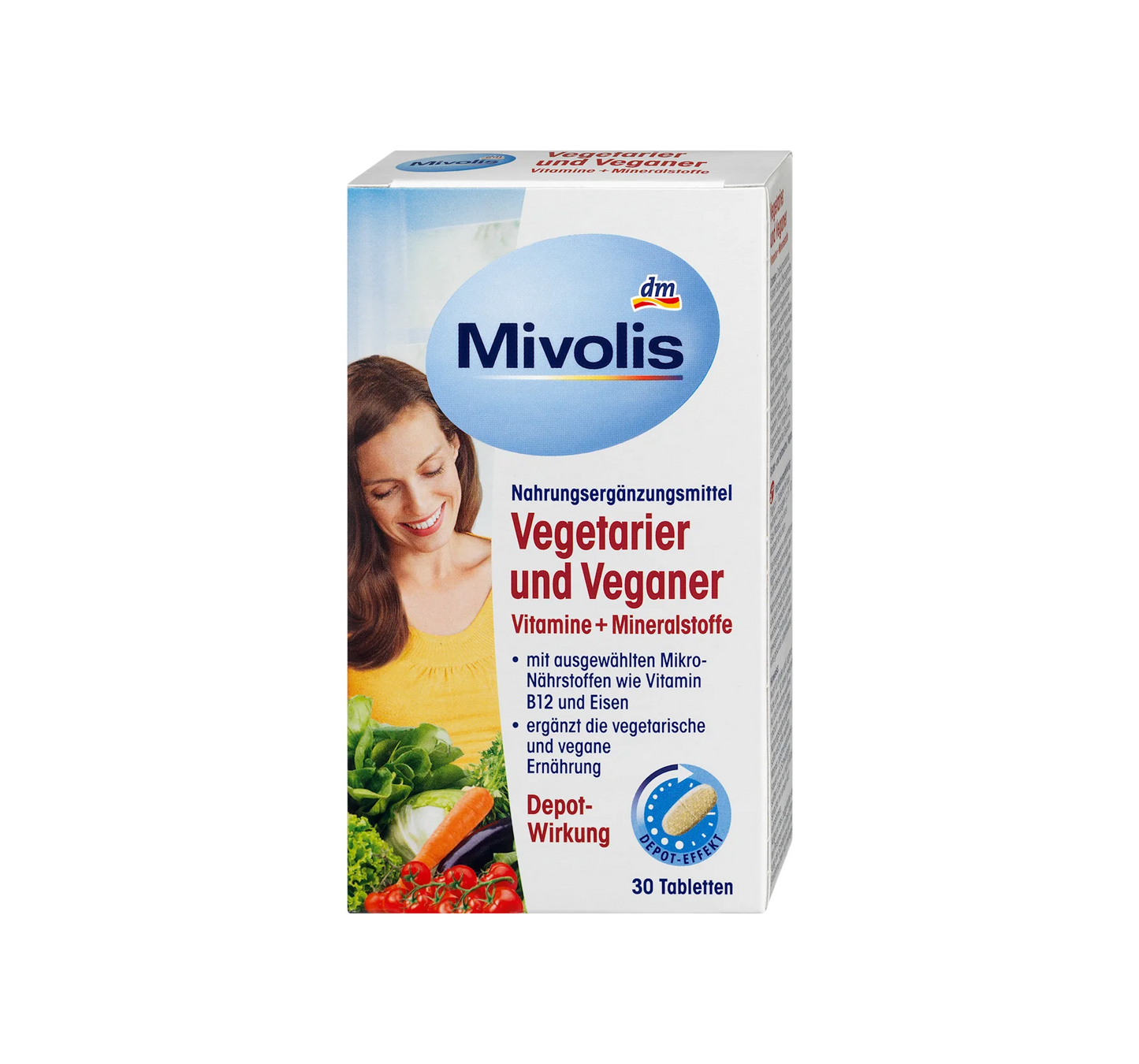 Vegetarians and vegans Vitamins + Minerals, tablets 30 pcs., 46 g