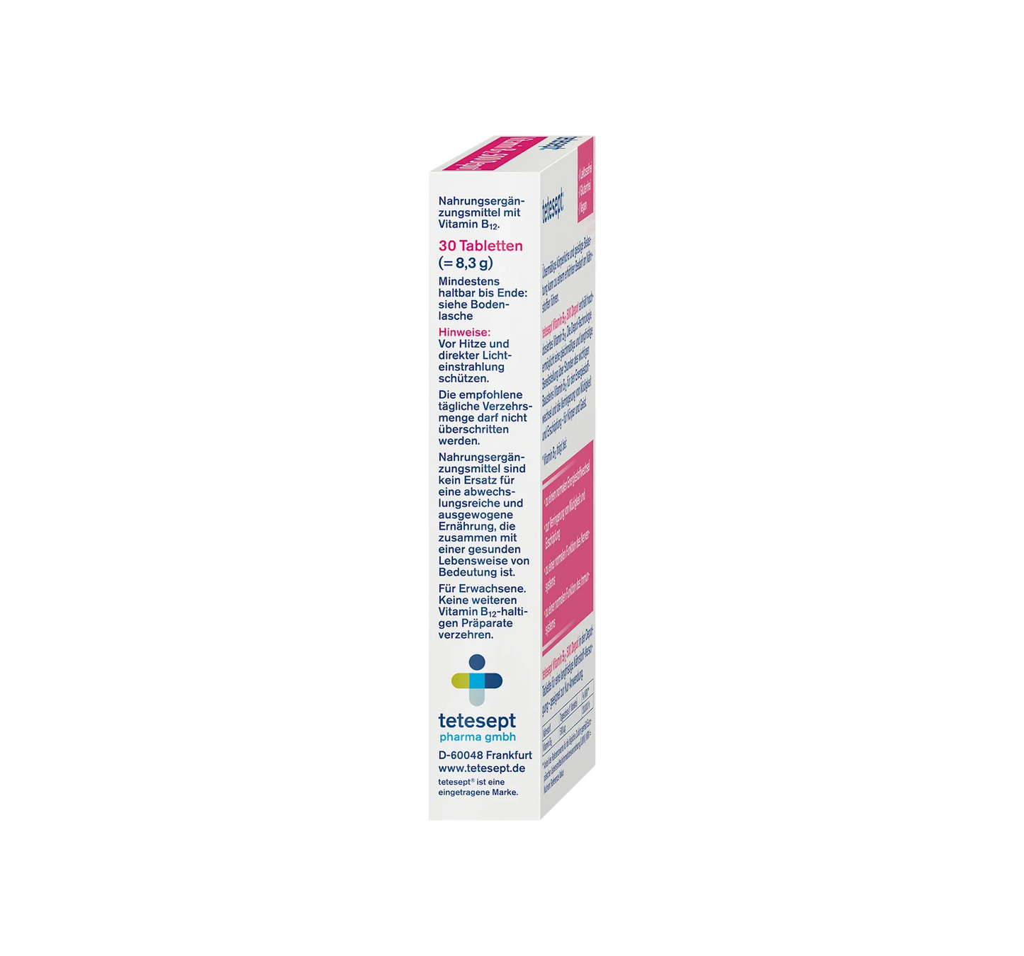 Vitamin B12 Depot 500µg tablets 30 pieces, 8.3 g