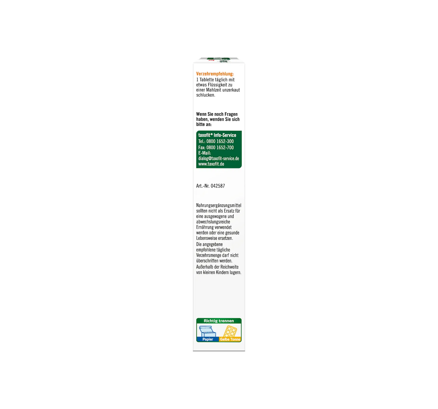 Vitamin B complex tablets 40 pcs., 7.4 g