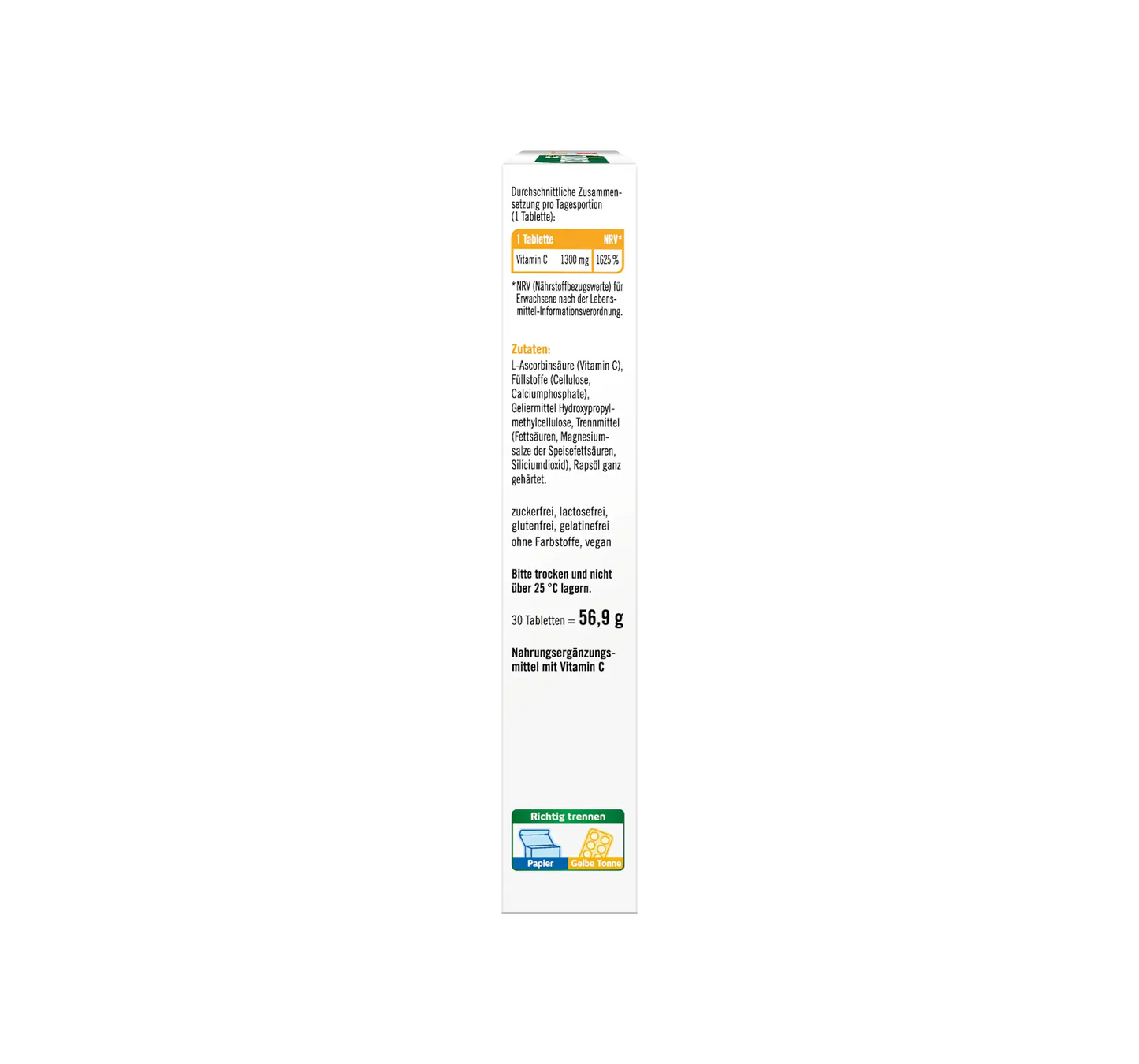 Magnesium Night 500 + Melatonino tabletės 30 vnt, 47,9 g