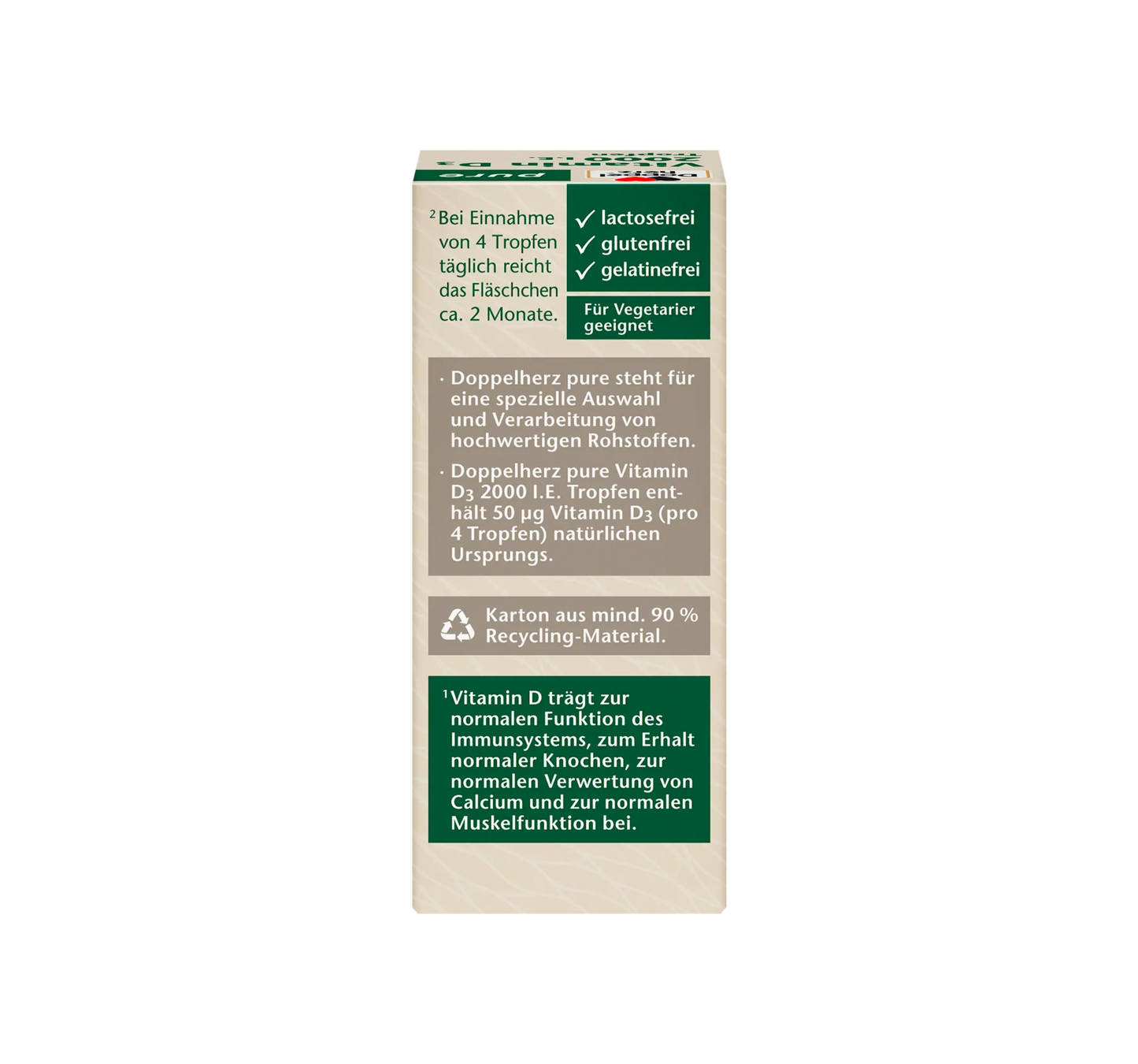 Vitamine D3 2000 UI gouttes, 9,2 ml