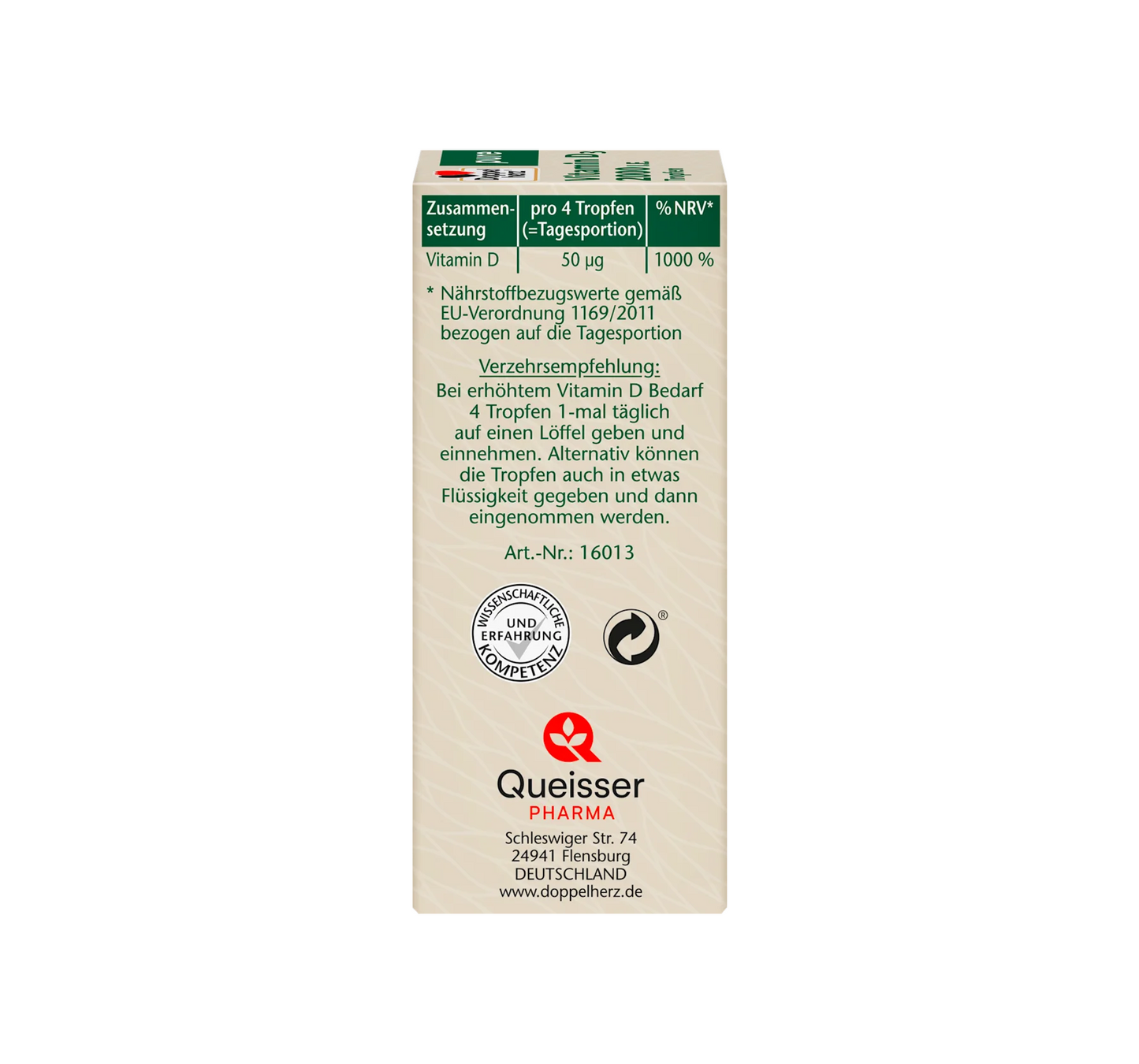 Vitamine D3 2000 UI gouttes, 9,2 ml