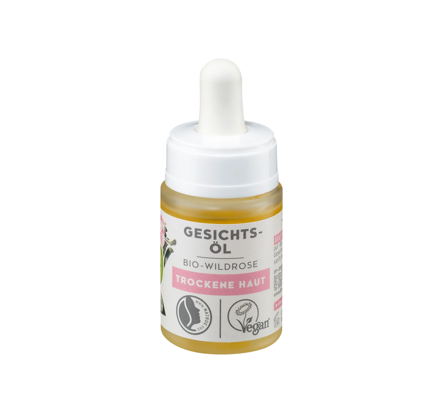 Huile pour le visage à la rose sauvage, 15 ml