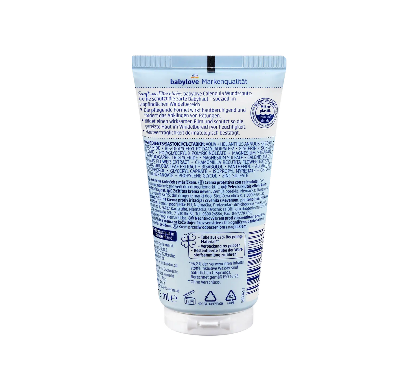 Crème protectrice pour plaies sensibles au Calendula, 75 ml
