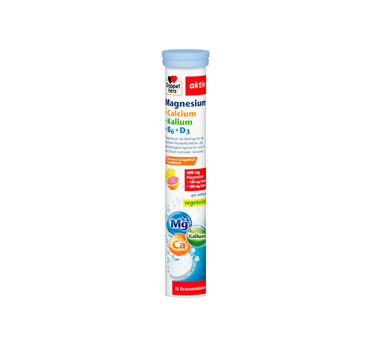 Magnesium calcium potassium + vitamins B6 + D3 15 pieces, 100.5 g