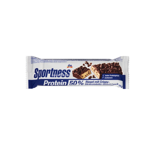 Barre Protéinée 50%, Saveur Stracciatella Croustillante, 45 g