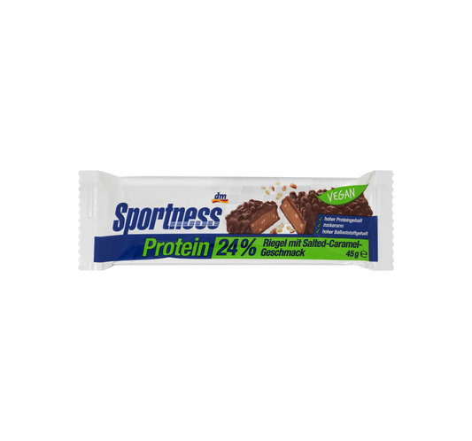 Barre protéinée 24 %, saveur caramel salé, 45 g