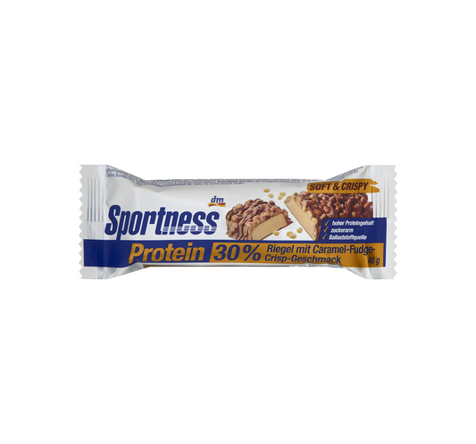 Barre protéinée 30 %, saveur caramel fudge croustillant, 40 g