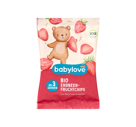 children's snack strawberry fruit chips from 3 years, 12 g