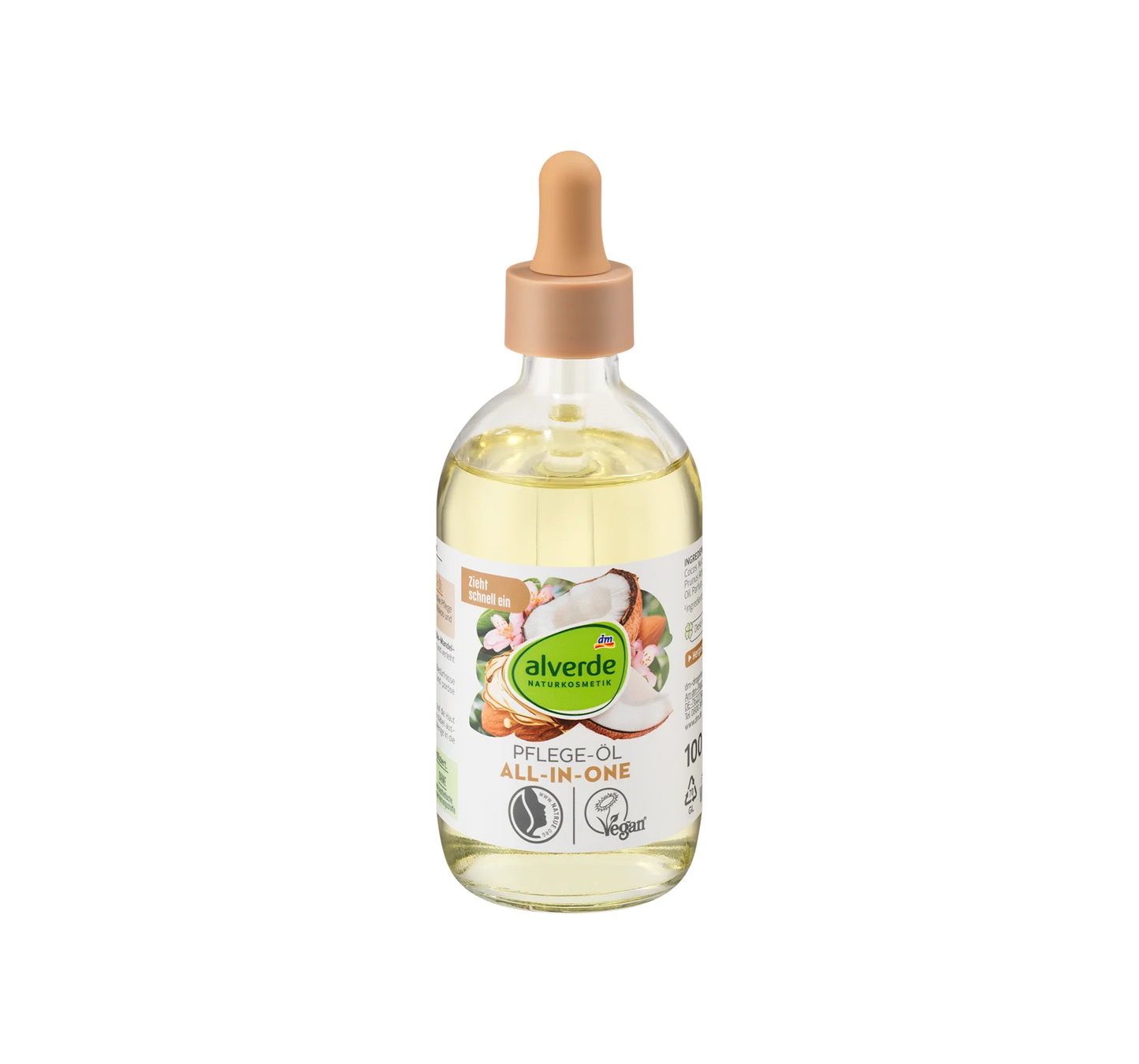All-in-One kopšanas eļļa mandeļu, kokosriekstu, 100 ml