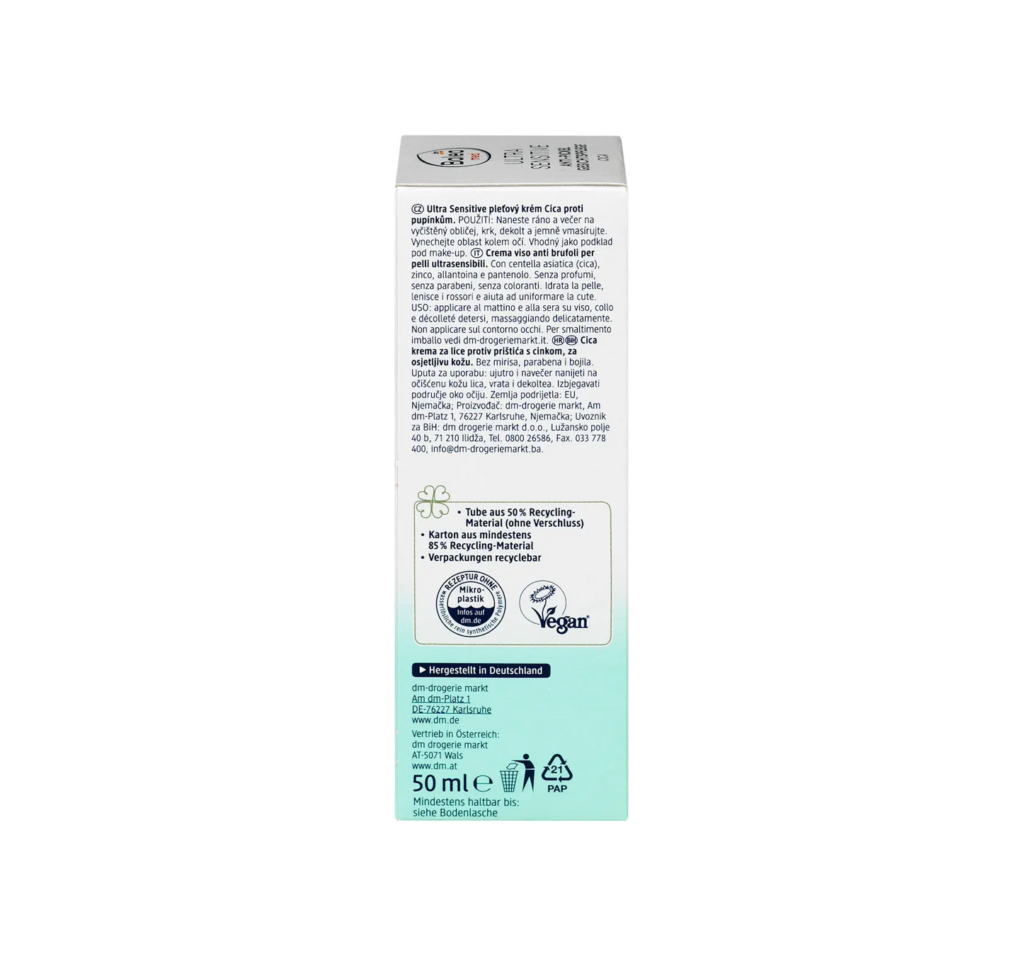 Vistrikevastane Ultra Sensitive näokreem, 50 ml